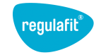 Grünes Regulafit-Logo mit gelben Halbkreis